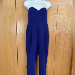 Express women’s dark blue jumpsuit